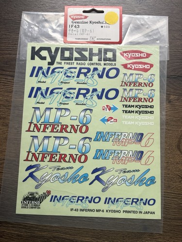 Kyosho decalcomanie 6 - decalcomanie, mp-6