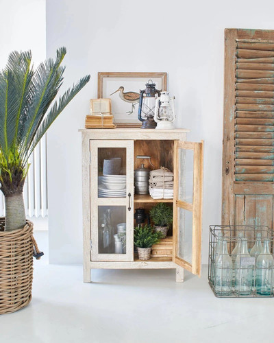 Credenza legno vetro - in,