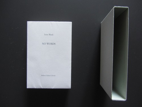 Libro artista irma blank no - blank,