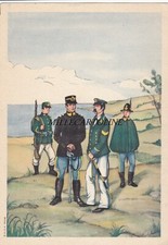 Regia Guardia di Finanza - varie divise per gradi