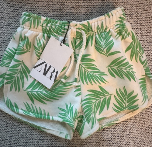 Pantaloncini estivi zara verde - zara,