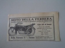 advertising Pubblicità 1923 MOTO DELLA FERRERA 23 LUSSO