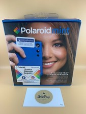Instant Camera Polaroid Mint 2 in 1 Fotocamera Stampante Blue Portatile Nuova