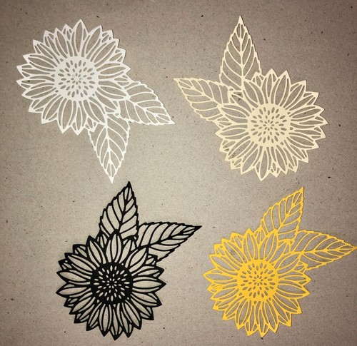 Intricati fiori del sole - fiori,
