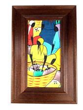 Quadro Cubano a Olio su Tavola