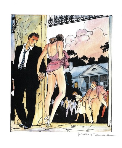 Stampa milo manara firmata - stampa,