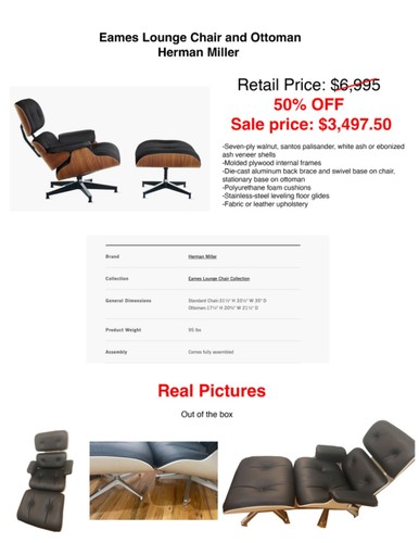 Eames lounge chair - chair, and