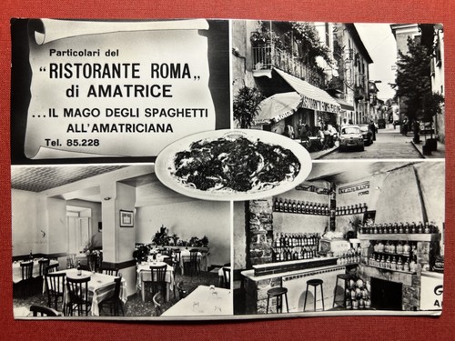 Cartolina ristorante roma di - ristorante,