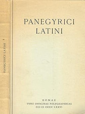 Panegyrici Latini - Ist. poligrafico dello Stato 1976 [Library Binding
