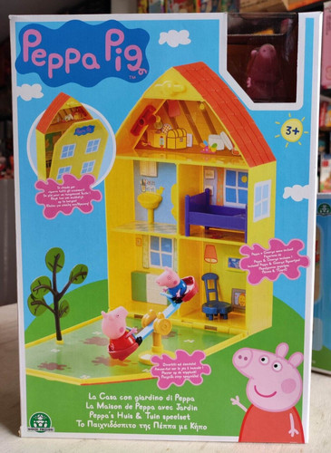 Peppa pig casa con giardino - con,