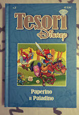 TESORI DISNEY 5 cartonati RARI Paperino il paladino