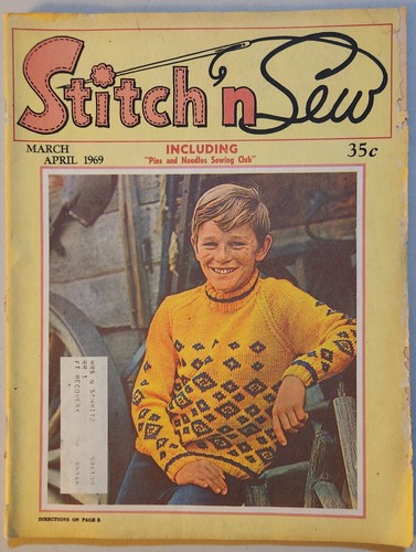 Vintage stitch sew magazine - stitch,