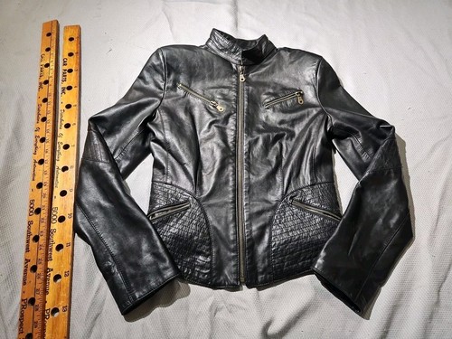 Giacca ecopelle donna schegge - ecopelle,