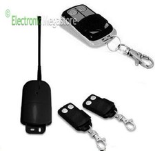 RICEVITORE UNIVERSALE 2 CH 433MHZ E 3 TELECOMANDI AUTOMAZIONI SERRANDE CANCELLI