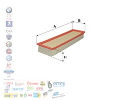 FILTRO ARIA CITROEN C4 I COUPE