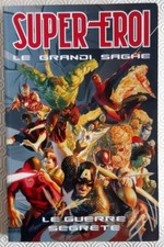 GUERRE SEGRETE Supe Eroi Grandi Saghe Spider-Man Avengers X-Men costume nero