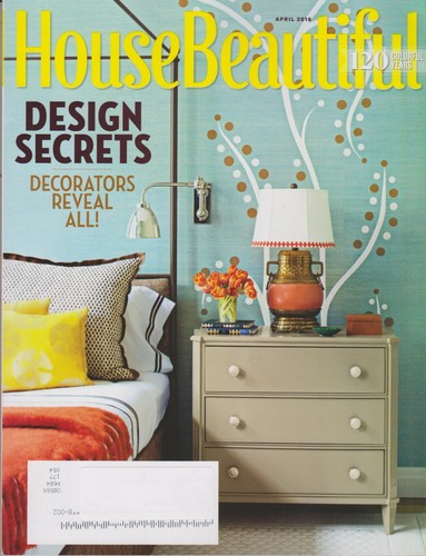 House beautiful april 2016 - april,