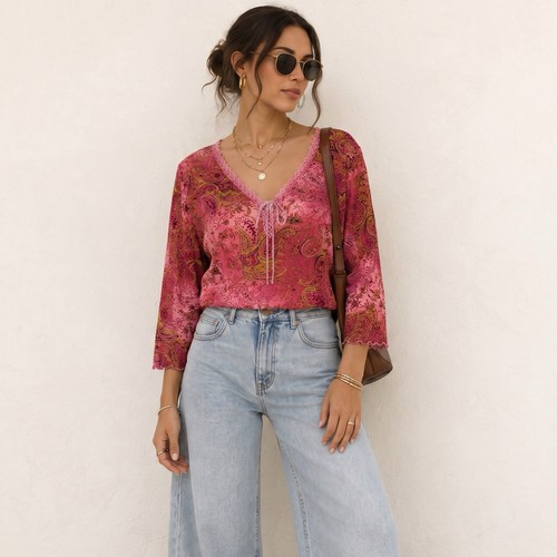 Vintage avenue y2k paisley - vintage,