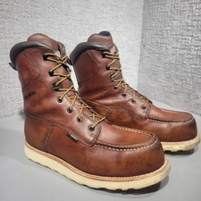 Red Wing Traction Tred 8” Men's Size 10 E2 Brown Waterproof Safety Toe Boots