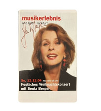 Autografo Senta Berger Kir