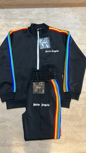 Tuta palm angels nera - palm, bande
