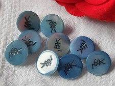 Lotto 9 Bottoni Vintage In