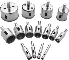 Set di Punte Diamantate, 15 Frese a Tazza Diamantate Professionale Rivestimento