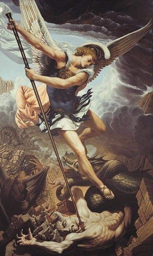 San michele arcangelo poster - michele,