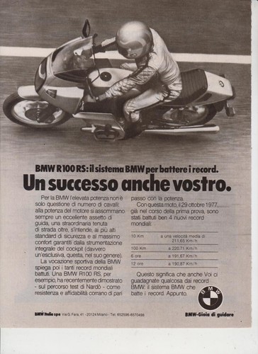 Advertising pubblicità moto - pubblicità,