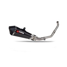Scorpion Scarico Serket Conico Full Sys Fibra di Carbonio Yamaha YZF-R125 Euro5+ 24-25