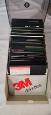 92 FLOPPY DISK 5.25 + CONTENITORE PER COMMODORE E IBM APPLE