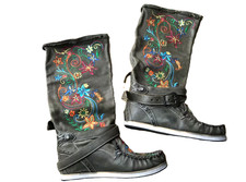 Stivali in pelle mocassino El