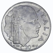1941 REGNO D'ITALIA MONETA 20