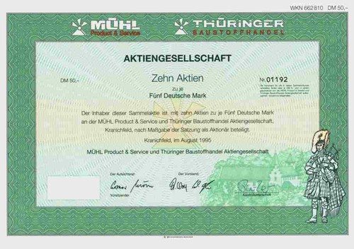 Mühl product service - mÜhl, 1995