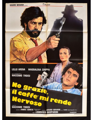 Manifesto grazie caffe - no,
