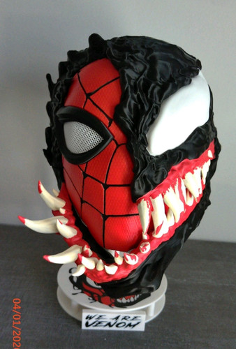 Maschera venom marvel - 3d,