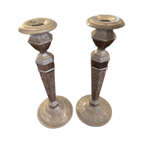 Coppia candelabri antichi - candelabri,