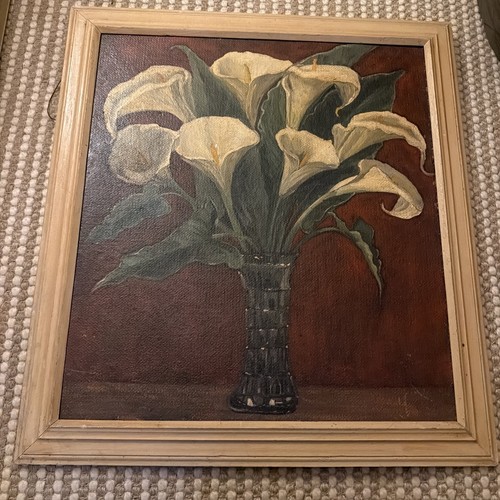 Dipinto olio natura morta