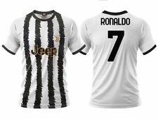 MAGLIA Calcio JUVENTUS UFFICIALE RONALDO 7 bimbo Adulto CR7 licenza SPORTBAER