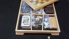 Scacchiera set giochi completo in legno Italfama Firenze