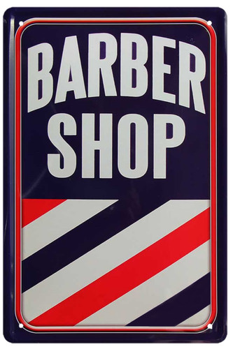 Barber shop blu rosso - shop,