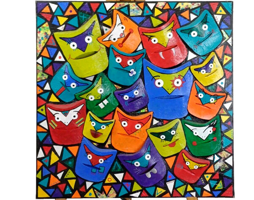 Dipinto fiesta en maschera - '',