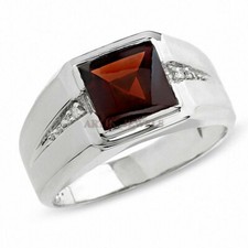 Naturale Granato Gemma Con 14K