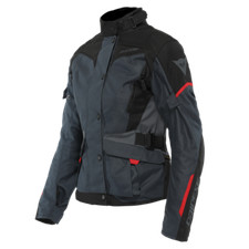 GIACCA GIUBBINO JACKET MOTO DAINESE LADY TEMPEST 3 D-DRY EBONY/BLACK/RED TG.44