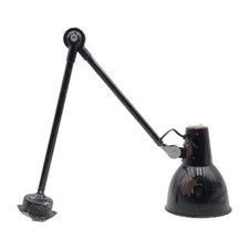 Vecchia Lampada VINTAGE INDUSTRIALE MINISTERIALE da Scrivania Parete Luce Design