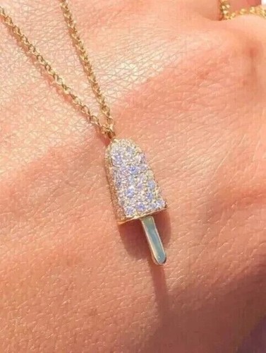 Collana con ciondolo gelato