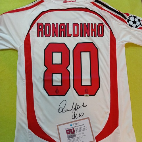 Maglia ronaldinho firmata - maglia,