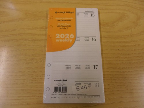 Ricambio organizer settimanale - ricambio,