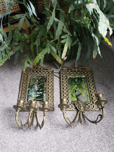 Antica coppia applique a - di,