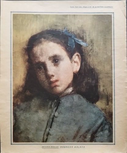 Antica stampa colori 1920 - antica,